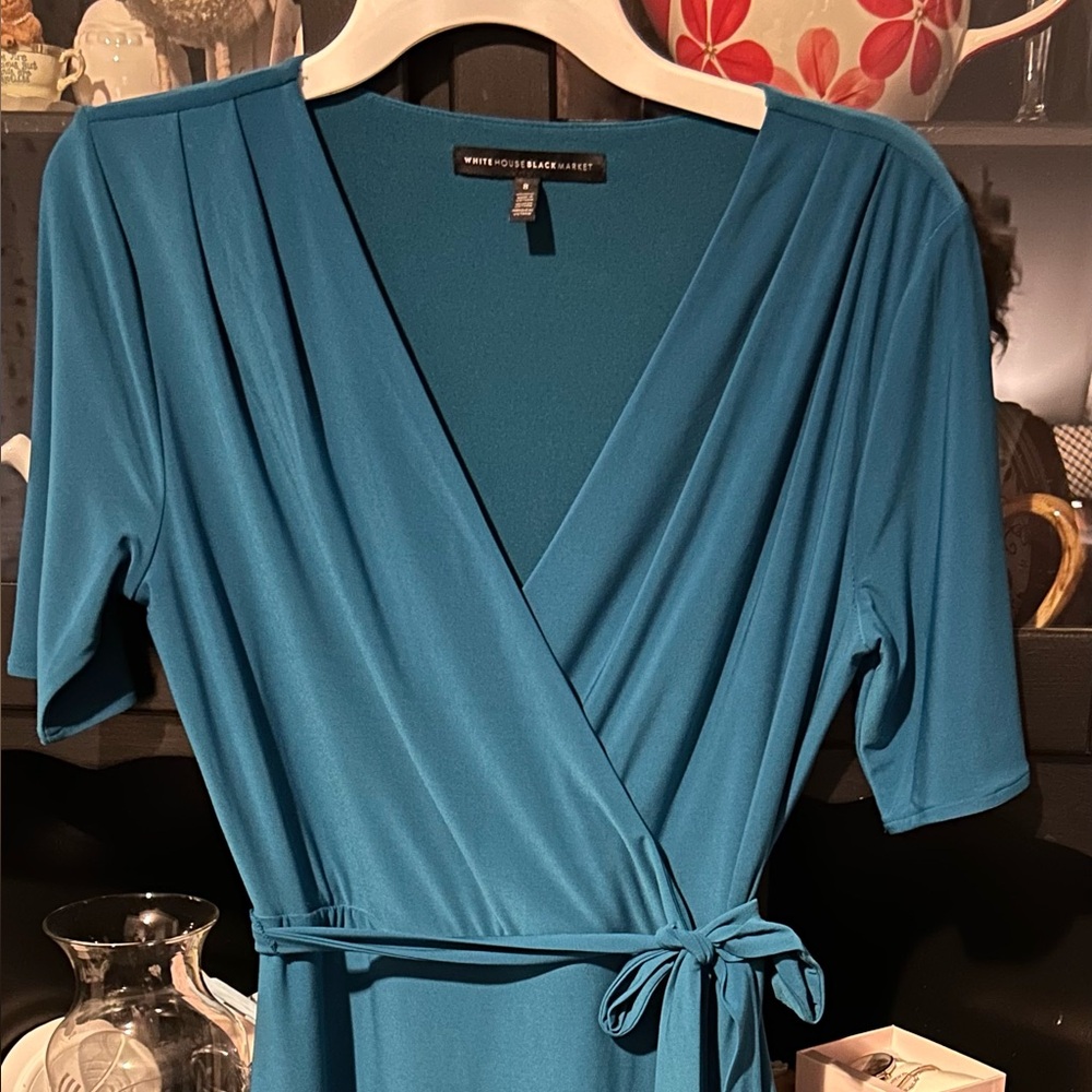 White House Black Market Teal Dress